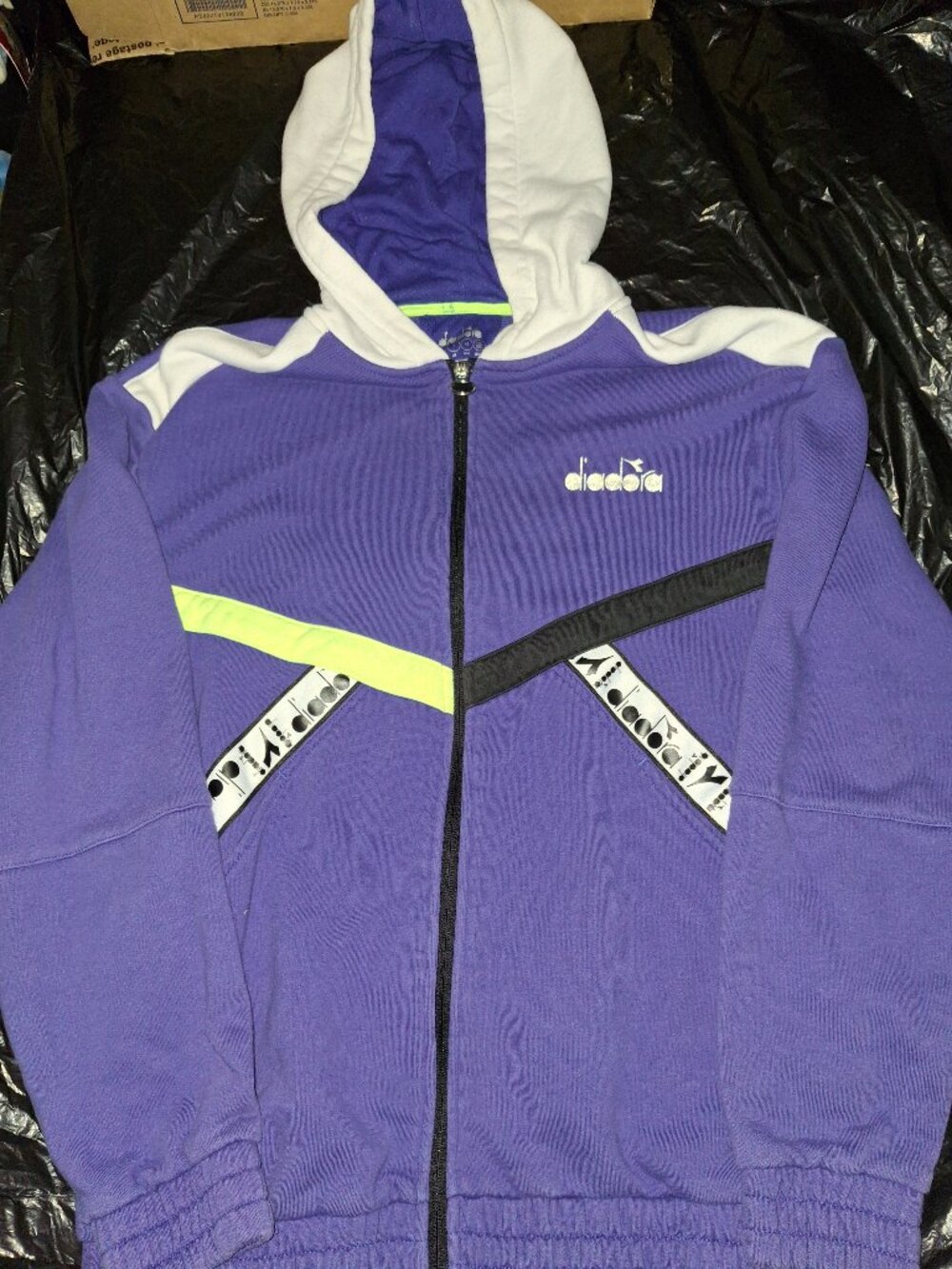 Diadora Full Zip Hoody Mens XS
